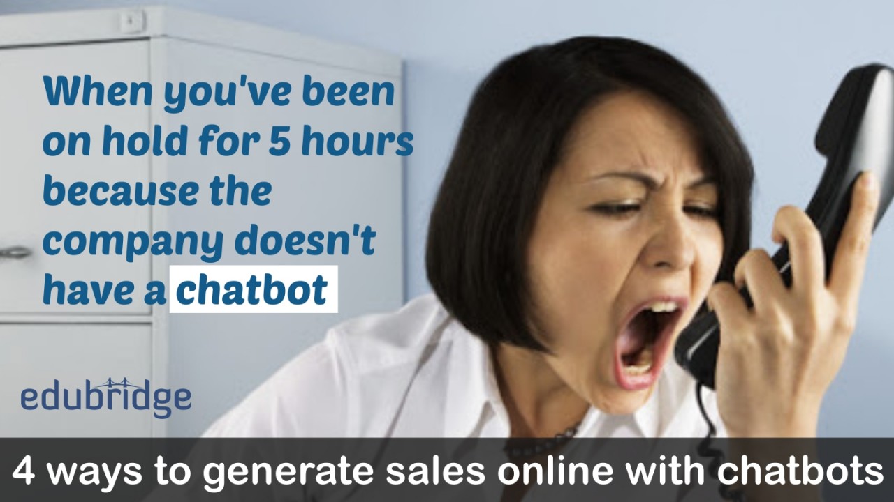 4 ways to generate sales with chatbots